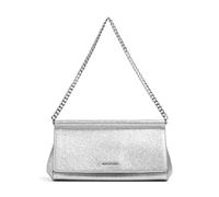 Michael Kors Carmine Bandolera plata, cuero, mujer