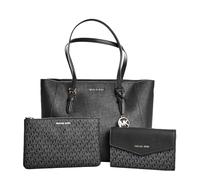 Michael Kors Charlotte - Bolsa grande 3 en 1 de piel, Negro -