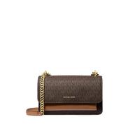 Michael Kors- Claire Large Signature Logo Shoulder Bag- Bags- Mujer- Marrón- ONE SIZE- Claire Large Signature Logo Shoulder Bag
