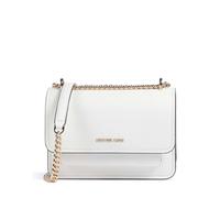 Michael Kors Claire Small Bolso de hombro blanco, cuero, mujer