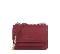 Michael Kors Claire Small Bolso de hombro vino, cuero, mujer