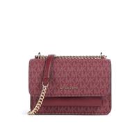 Michael Kors Claire Small Bolso de hombro vino, imitación de cuero, mujer