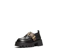 MK Loafer Colby de piel con ribete y logotipo - Marrón - Michael Kors EU 37