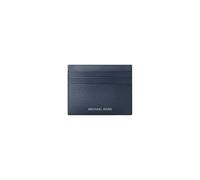 Michael Kors Cooper 36S6LCOD0L - Tarjetero de piel granulada, color azul marino