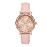 Michael Kors Corey Reloj Mujer, Movimiento de Cuarzo Tres Agujas con Correa de Acero Inoxidable o Cuero