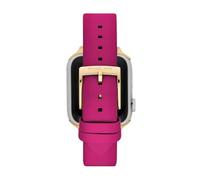Michael Kors Correa de piel o PVC para mujer, compatible con Apple Watch de 38 mm/40 mm/41 mm