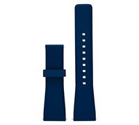 Michael Kors Correa de reloj para Mujer de piel, acero inoxidable o silicona de 18 o 22 mm, 190 +/- 5 mm, Azul marino