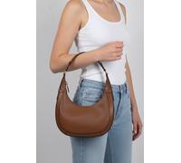 Michael Kors Crescent Top Zip Shoulder Bag In Brown Leather Talla: OS | Bandoleras Outlet | Mujer | Marrón