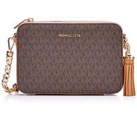 Michael Kors Crossbody - Bolso Bandolera para Mujer, Marrón (Brown), 15 x 10 x 5 cm