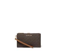 Michael Kors Monedero Jet Set en canvas marrón