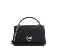 Michael Kors Delancey Bolso de mano negro, cuero, mujer