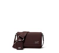 Michael Kors Edison - Mini bandolera con solapa y bolsa, accesorios negros/chocolate