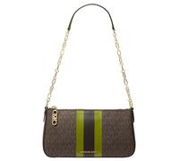 Michael Kors Empire Medium Chain Pouchette, Bolso de Mano Mujer, Verde Pradera, Talla única