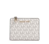 Michael Kors Empire Monedero crema, imitación de cuero, mujer