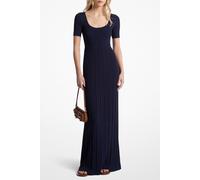 Michael Kors Empire Scoop Neck Short Sleeve Maxi Dress In Midnight Blue Talla: M | Vestidos maxi Outlet | Mujer | Azul