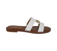 Michael Kors Sandalias 'MICHAEL KORS ERIN FLAT SANDAL LEATHER Scarpe' blanco 41 blanco