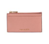 Michael Kors - Estuche para tarjetas Jet Set pequeño de piel granulada - Accessories - Mujer - Rosa - ONE SIZE -