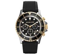 Michael Kors Everest Cronógrafo Esfera Negra Silicona Reloj Hombre MK8366