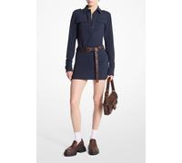 Michael Kors Fitted Army Shirt In Navy Talla: M | Camisas Outlet | Mujer | Verde