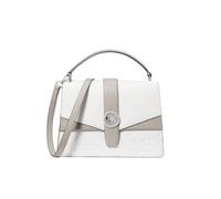 Michael Kors Greenwich - Bolso cruzado mediano para mujer, Blanco óptico, Clásico