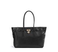 Michael Kors Hamilton Large Bolsa shopping negro, cuero, mujer