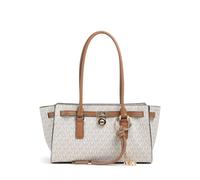 Michael Kors Hamilton Small Bolso de hombro crema, imitación de cuero, mujer