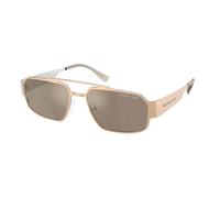 Michael Kors Hombre Sunglass Cape Town - Color del Marco: Dorado mate, Color de la Lente: Marrón/Plata Espejado