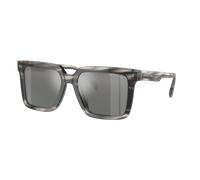 Michael Kors Hombre Sunglass Abruzzo - Color del Marco: Cuerno Negro, Color de la Lente: Gris
