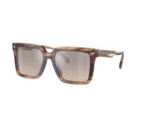 Michael Kors Hombre Sunglass Abruzzo - Color del Marco: Marrón y cuerno, Color de la Lente: Marrón Negro
