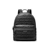 Michael Kors Hudson Dome Mochila, herrajes plateados/cáscara/edredón MK, Herrajes plateados/negro/edredón Mk