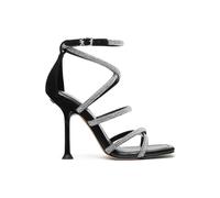 Michael Kors Imani Strappy Heeled Sandal In Black Talla: 39 | Chancletas Outlet | Mujer | Negro