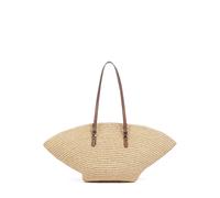 Michael Kors Isa Bolsa shopping beige/marrón, poliuretano, mujer