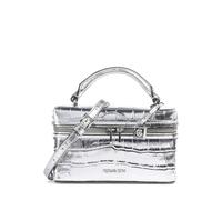 Michael Kors Jana XS | Bandolera | plata | piel de vaca gofrada