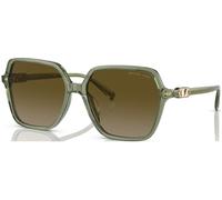 Michael Kors Mujer MK2196U JASPER 394413 Gafas de sol Acetato Verde Verde Cuadrada Normal Sombreado