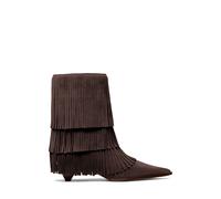 Michael Kors Jayla Heeled Bootie Chocolate Talla: 36.5 | Botas Outlet | Mujer | Marrón