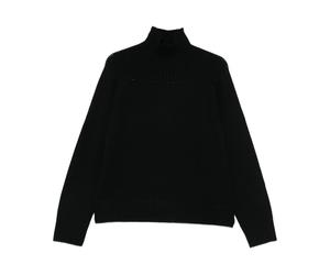 Michael Kors- Jersey de Lana de Lujo para Mujer- Knitwear- Mujer- Negro- S- Jersey de Lana de Lujo para Mujer