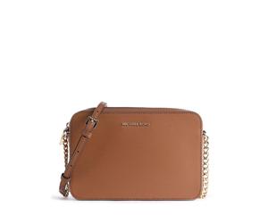 Michael Kors Jet Set | Bandolera | marrón | cuero de vaca graneado