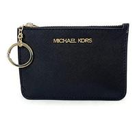 Michael Kors Jet Set - Bolsa de Viaje pequeña con Cremallera y Tarjetero de identificación, Sarga recubierta de PVC