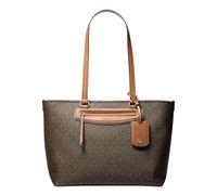 Michael Kors JET SET Bolso de viaje mediano de piel con logo grabado