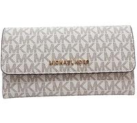Michael Kors Jet Set - Cartera de Viaje Grande de Piel Triple (Vainilla)