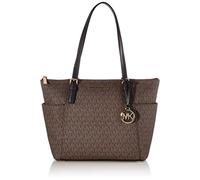 Michael Kors Jet Set Item, EW TZ Tote para Mujer, marrón/Negro, 37 x 26 x 11 cm