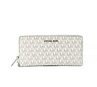 Michael Kors Jet Set Travel Continental - Cartera de Piel con Cremallera Alrededor