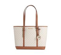 Michael Kors - Jet Set Travel Large Logo Tote - Bags - Mujer - Blanco - ONE SIZE -