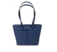 Michael Kors Jet Set Travel MD - Bolsa de mano de doble bolsillo (azul marino), marino, Small