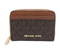Michael Kors Jet Set Travel - Tarjetero (tamaño Mediano), Color marrón