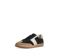 Michael Kors Jovie con cordones para mujer, Cuero/Negro Multi, 7.5
