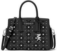 Michael Kors LAILA Bolso de mano pequeño de piel perforada con láser y adornada