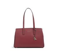Michael Kors Laila Medium Bolsa shopping vino, cuero, mujer