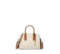 Michael Kors Laila Small Satchel, Bolso Bandolera para Mujer, Verde, Talla única