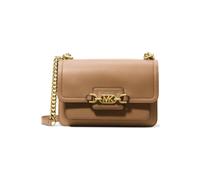 Michael Kors Leather Shoulder Bag With Chain Detail In Beige Talla: OS | Bandoleras Cruzadas Outlet | Mujer | Marrón